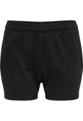 Szorty damskie Hummel Red Basic. Czarne szorty sportowe damskie Hummel, xl, bez wzorów, z bawełny, sportowe, na fitness i siłownię. Za 135.50 zł.