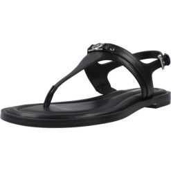 Sandały MICHAEL KORS MANDY THONG Czarny. Czarne sandały damskie MICHAEL KORS ACCESS, bez wzorów, ze skóry, bez obcasa, bez zapięcia. Za 556.99 zł.