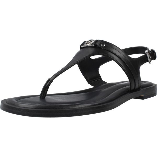 Sandały MICHAEL KORS MANDY THONG Czarny. Czarne sandały damskie MICHAEL KORS ACCESS, bez wzorów, ze skóry, bez obcasa, bez zapięcia. Za 556.99 zł.