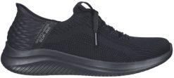 Buty damskie Skechers Slip-ins: Ultra Flex 3.0 - Brilliant (149710-BBK) 36.5. Trampki i tenisówki damskie Skechers, bez wzorów, bez zapięcia. Za 552.21 zł.