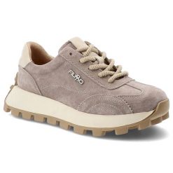 Beżowe Sneakersy Filippo Sportowe Buty Damskie Na Platformie. Brązowe półbuty damskie Filippo, bez wzorów, sportowe, bez obcasa, na platformie, bez zapięcia. Za 219.00 zł.