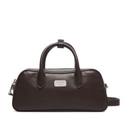 Torebka Emporio Armani. Szare torebki do ręki damskie Emporio Armani, bez wzorów, klasyczne, bez dodatków. Za 1,779.00 zł.