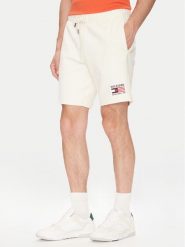 Tommy Hilfiger Szorty sportowe American MW0MW39862 Écru Regular Fit. Krótkie spodenki sportowe męskie Tommy Hilfiger, m, bez wzorów, z bawełny. Za 249.99 zł.