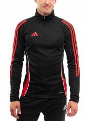 Bluza męska adidas Tiro 24 Training Top. Czarne bluzy męskie Adidas, m, bez wzorów, z materiału, bez kaptura. Za 178.99 zł.
