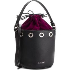 Torebka MONNARI - BAG6030-020 Black With Violet. Czarne torebki do ręki damskie Monnari, w geometryczne wzory, ze skóry ekologicznej. W wyprzedaży za 169.00 zł.