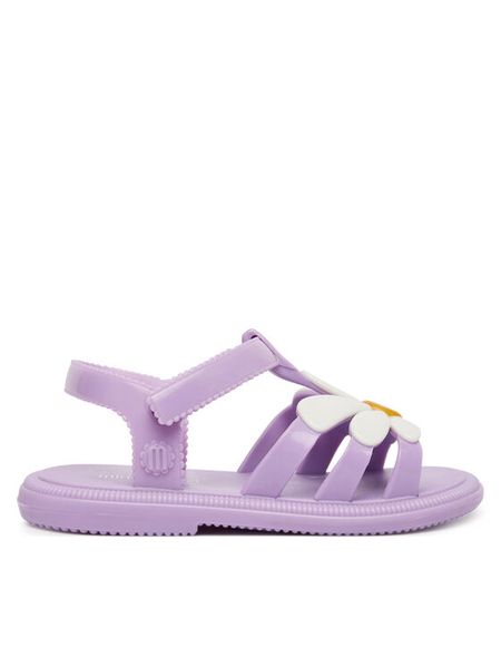 Melissa Sandały Mini Melissa Hip Bloomy Bb 35902 Fioletowy. Fioletowe sandały dziewczęce Melissa, z tworzywa sztucznego, bez zapięcia. Za 229.99 zł.