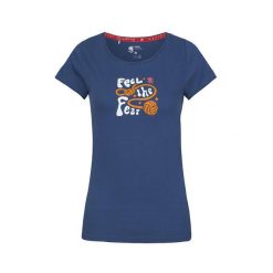 Koszulka damska Rafiki Jay. Niebieskie koszulki sportowe damskie Rafiki, bez wzorów, sportowe, bez kołnierzyka. W wyprzedaży za 132.15 zł.