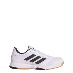 Buty Ligra 8 IN. Białe buty sportowe męskie Adidas, z materiału, bez zapięcia, do piłki ręcznej. Za 299.00 zł.