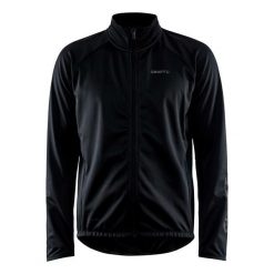 Kurtka z dresu Craft Core Bike Subz. Czarne kurtki męskie Craft, bez wzorów, z dresówki, sportowe, bez kaptura. W wyprzedaży za 243.50 zł.