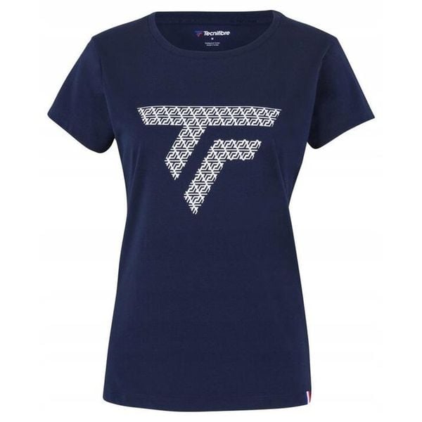 Koszulka tenisowa damska Tecnifibre T-Shirt Training Tee. Niebieskie koszulki sportowe damskie TECNIFIBRE, s, bez wzorów, sportowe, bez kołnierzyka. W wyprzedaży za 99.00 zł.