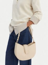 GINO ROSSI Torebka 1-2 Beżowy. Brązowe torebki do ręki damskie Gino Rossi, bez wzorów, z materiału, bez dodatków. Za 229.99 zł.