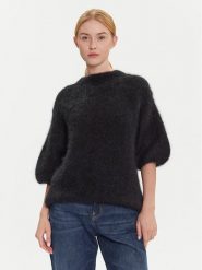 Dixie Sweter M277Y101A Czarny Relaxed Fit. Czarne swetry damskie Dixie, m, bez wzorów, z syntetyku, bez kołnierzyka, bez ramiączek, bez kaptura. Za 579.99 zł.