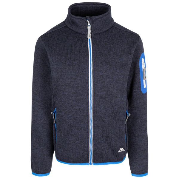 Bluza Polarowa Dla Chłopca Fareham. Niebieskie bluzy dla chłopców Trespass, bez wzorów, z polaru, bez ramiączek, bez kaptura. Za 103.99 zł.