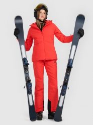 4F Spodnie narciarskie membrana 5000 damskie - czerwone M. Czerwone spodnie materiałowe damskie 4f, na zimę, m, bez wzorów, narciarskie. Za 299.99 zł.