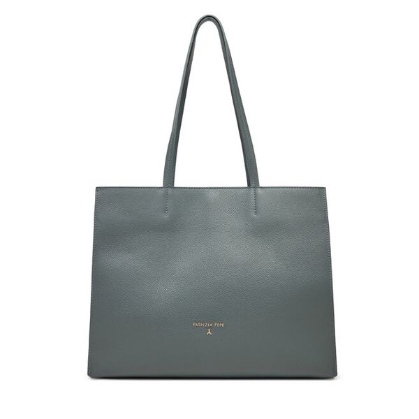 Torebka Patrizia Pepe. Zielone torebki do ręki damskie Patrizia Pepe, bez wzorów, klasyczne, bez dodatków. Za 1,099.00 zł.