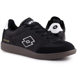 Buty męskie sportowe trampki Lotto VINTAL. Białe trampki męskie Lotto, bez wzorów, z gumy, sportowe, bez zapięcia. W wyprzedaży za 118.00 zł.