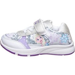 Sneakersy "Frozen" w kolorze biało-srebrno-lawendowym. Trampki i tenisówki dziewczęce marki Disney & Co. for Girls. W wyprzedaży za 82.95 zł.