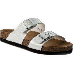 Klapki DR. BRINKMANN - 701178 Weiss 3. Białe klapki damskie Dr. Brinkmann, ze skóry ekologicznej. Za 139.00 zł.