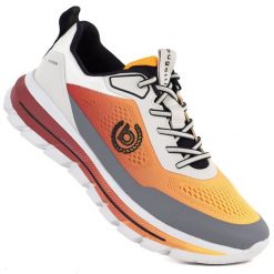 Półbuty sportowe męskie Bugatti TT153045. Półbuty na co dzień męskie Bugatti, z materiału, eleganckie, bez zapięcia. Za 459.99 zł.