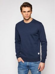 Jack & Jones Bluza Basic 12181903 Granatowy Regular Fit. Niebieskie bluzy męskie Jack & Jones, m, bez wzorów, z bawełny, bez kaptura. Za 122.99 zł.