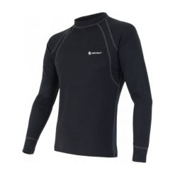 Sensor Koszulka Termiczna Double Face M Black L. Czarne t-shirty i topy dla dziewczynek Sensor, z długim rękawem. Za 125.00 zł.
