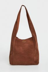 Torebka damska zamszowa hobo TWINSET. Plecaki damskie Twinset Milano, bez wzorów, z zamszu. Za 1,719.00 zł.