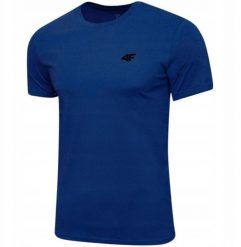 T-shirt 4F 4FWMM00TTSHM2256S 46S. Koszulki sportowe męskie 4f, m, bez wzorów, bez kołnierzyka. Za 45.37 zł.