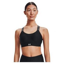 Stanik fitness cardio Under Armour Infinity High. Czarne obuwie sportowe damskie Under Armour, bez wzorów, na fitness i siłownię. Za 139.99 zł.