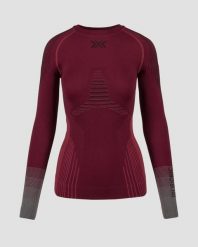 Koszulka damska X-Bionic Invent Graphics Shirt Ls Oxide Red/Black R021. Czerwone koszulki sportowe damskie X Bionic, l, bez wzorów, z materiału, bez kołnierzyka, bez ramiączek, do biegania. Za 510.00 zł.