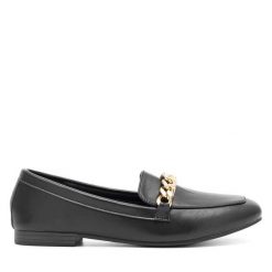 Loafersy DeeZee. Czarne mokasyny damskie DeeZee. Za 99.99 zł.
