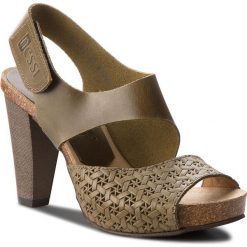 Sandały NESSI - 42103 Khaki 11/Plecionka. Klapki damskie marki Nessi. W wyprzedaży za 179.00 zł.