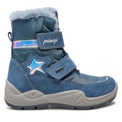 Śniegowce Primigi. Niebieskie śniegowce dziewczęce Primigi, z gore-texu, bez zapięcia. Za 499.99 zł.