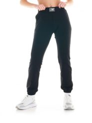 Złote i srebrne spodnie dresowe damskie. Czarne spodnie sportowe damskie LEONE 1947 APPAREL, m, bez wzorów, z dresówki, na fitness i siłownię. Za 84.16 zł.