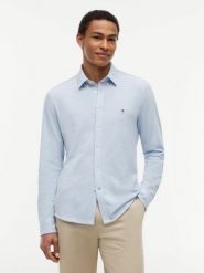 Tommy Hilfiger Koszula Mężczyźni Slim Fit Bawełna niebieski, XXL. Niebieskie koszule męskie Tommy Hilfiger, m, bez wzorów, z bawełny, sportowe, bez kołnierzyka, bez ramiączek. Za 409.95 zł.