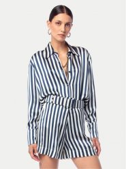 MVP Wardrobe Koszula MVPE4CA119.BRA0090 Kolorowy Classic Fit. Bluzki damskie MVP Wardrobe, bez wzorów, z satyny, bez kołnierzyka, bez ramiączek. Za 1,869.00 zł.