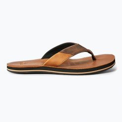 Japonki męskie Rip Curl Oxford Leather. Brązowe klapki męskie RIPCURL. Za 189.00 zł.