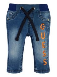 Guess Jeansy N3GA00 D4CA0 Niebieski Relaxed Fit. Niebieskie jeansy dla chłopców Guess, z jeansu. Za 269.99 zł.