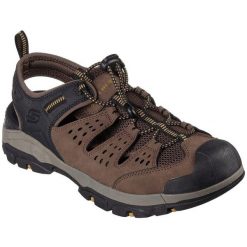 Buty trekkingowe męskie Skechers Tresmen. Brązowe trekkingi męskie Skechers, trekkingowe. Za 390.00 zł.