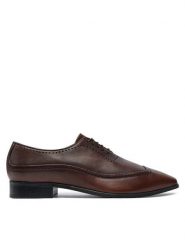 Baldowski Półbuty M00098-0741-007 Brązowy. Brązowe eleganckie półbuty Baldowski, ze skóry, wizytowe, bez zapięcia. Za 709.99 zł.