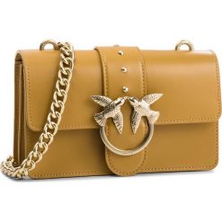Torebka PINKO - Mini Love Simply Tracolla Al 18-19 PLTT 1P216V Y4YM Yellow H65. Żółte torebki do ręki damskie Pinko, ze skóry. Za 1,129.00 zł.