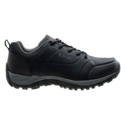 Buty outdoorowe męskie Hi-Tec Canori Low - czarne, Rozmiar buta 46. Czarne trekkingi męskie Hi-tec. Za 129.99 zł.