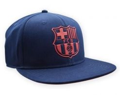 Czapka z daszkiem FC Barcelona - oficjalna licencjonowana. Niebieskie czapki i kapelusze męskie Puma, bez wzorów, z materiału. Za 99.00 zł.