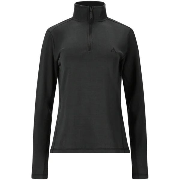 Sweter damski Whistler Senju. Czarne swetry damskie Whistler, bez wzorów, z materiału, eleganckie, bez kołnierzyka, bez ramiączek, długie, bez kaptura. Za 162.00 zł.
