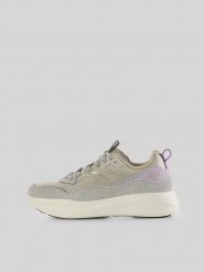 4F Sneakersy ASCENDR z elementami zamszowymi damskie - beżowe 37. Brązowe obuwie sportowe damskie 4f, bez wzorów, z dresówki. Za 349.99 zł.