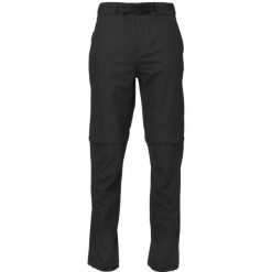Męskie Spodnie Softshell 2w1 - Wiatrówka i Oddychająca. Czarne spodnie sportowe męskie GLENMUIR, na jesień, m, bez wzorów, z softshellu, trekkingowe. Za 246.99 zł.