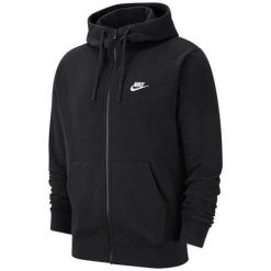 Bluzy sportowa męska Nike Sportswear Club. Czarne bluzy męskie Nike, m, bez wzorów, z kapturem. Za 479.99 zł.