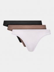 Calvin Klein Underwear Komplet 3 par stringów 000QD5220E Kolorowy. Stringi damskie Calvin Klein Underwear, l, bez wzorów. Za 149.99 zł.