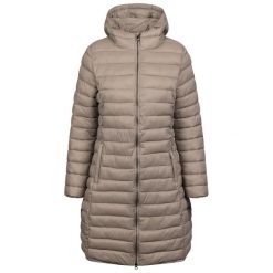 Kurtka Damska Dorothea Padded Jacket. Brązowe kurtki damskie Trespass, bez wzorów, z puchu, bez kaptura, trekkingowe. Za 327.99 zł.
