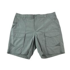 Second life - Spodenki męskie Columbia Omni-Shade Cargo - Jak nowy. Szare szorty męskie Columbia, l, bez wzorów, z materiału. Za 106.46 zł.