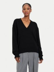 Kontatto Sweter 3M0177 Czarny Regular Fit. Czarne swetry damskie Kontatto, m, bez wzorów, z syntetyku, bez kołnierzyka, bez ramiączek, bez kaptura. Za 259.99 zł.